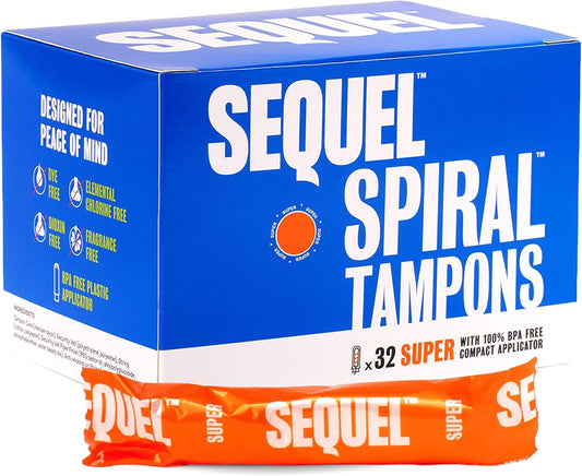 Sequel Spiral™ Tampons, Super